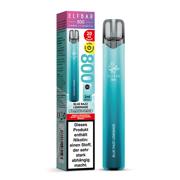 Elfbar 800 Einweg E-Zigarette - Blue Razz Lemonade 20mg Nikotin