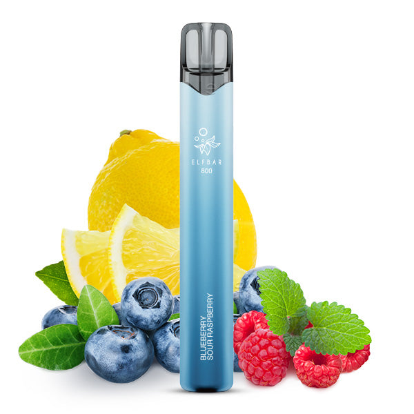 Elfbar 800 Einweg E-Zigarette - Blueberry Sour Raspberry 20mg Nikotin VECOM Elfbar 800 Einweg E-Zigarette - Blueberry Sour Raspberry 20mg Nikotin VECOM