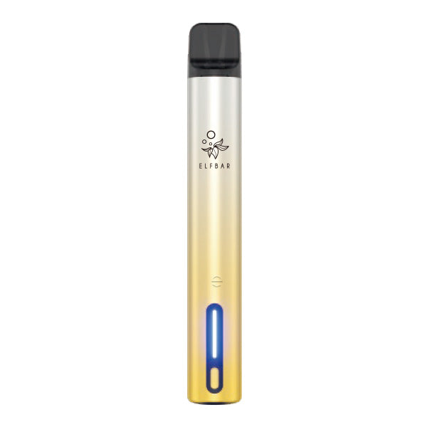 Elfbar Elfa Turbo Refillable Pod Kit Gold 0,8 Ohm - nachfüllbares E-Zigaretten-Gerät mit Turbo-Mode, Ladestandsanzeige und Schnelladefunktion - Original Elfbar günstig bei VECOM kaufen