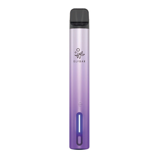 Elfbar Elfa Turbo Refillable Pod Kit Aurora Purple 0,8 Ohm - wiederaufladbares E-Zigaretten-Gerät in Lila (Farbverlauf in Silber) mit Turbo-Mode, Ladestandsanzeige und Schnelladefunktion - Original Elfbar günstig bei VECOM kaufen