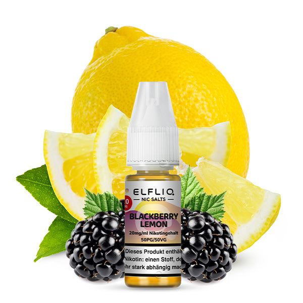 Elfbar Elfliq 10ml - Blackberry Lemon 20mg Nikotinsalz