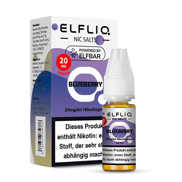 Elfbar Elfliq 10ml - Blueberry 20mg Nikotinsalz