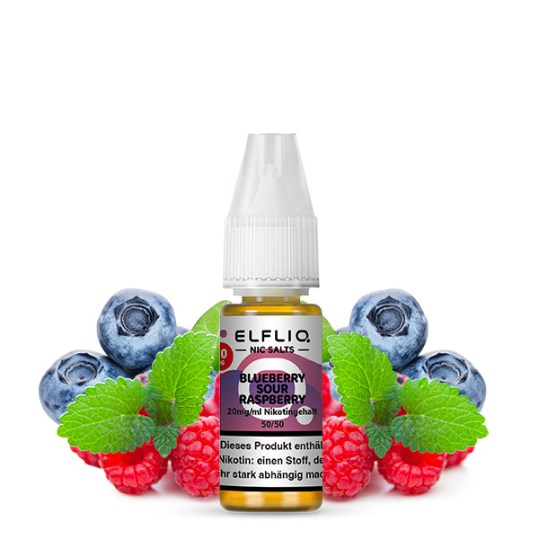 Elfbar Elfliq 10ml - Blueberry Sour Raspberry 20mg Nikotinsalz