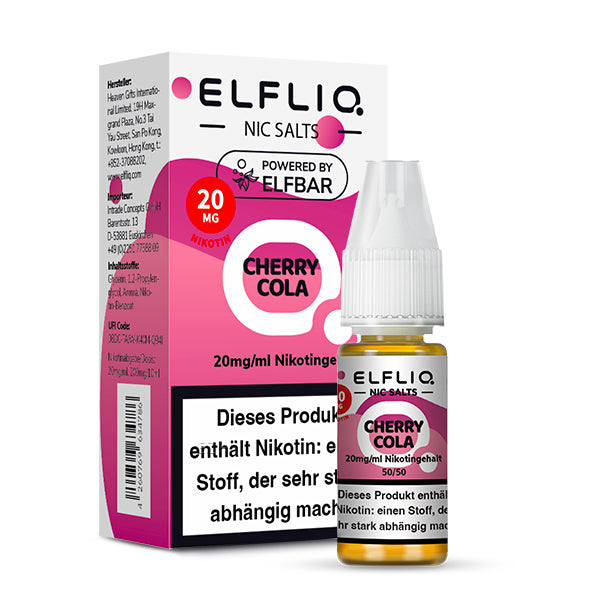 Elfbar Elfliq 10ml - Cherry Cola 20mg Nikotinsalz