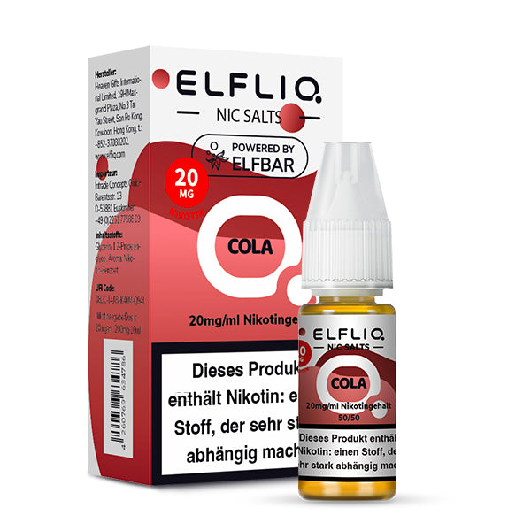 Elfbar Elfliq 10ml - Cola 20mg Nikotinsalz