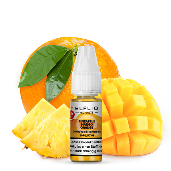 Elfbar Elfliq 10ml - Pineapple Mango Orange 20mg Nikotinsalz