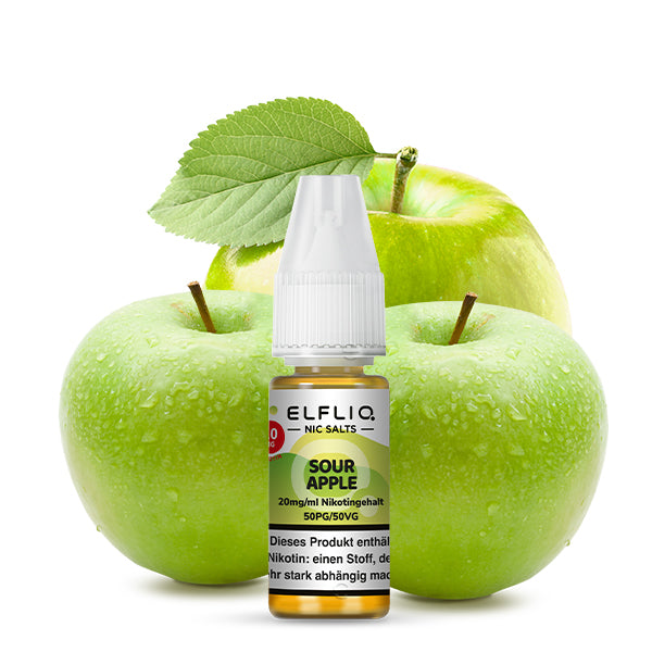 Elfbar Elfliq 10ml - Sour Apple 20mg Nikotinsalz