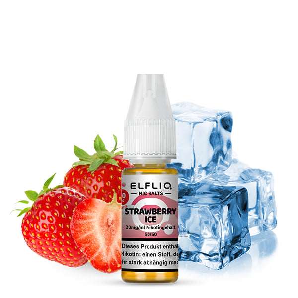 Elfbar Elfliq 10ml - Strawberry Ice 20mg Nikotinsalz