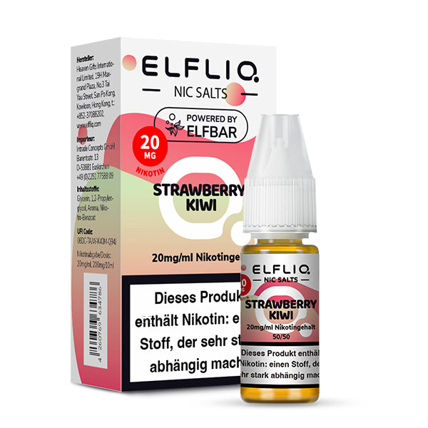Elfbar Elfliq 10ml - Strawberry Kiwi 20mg Nikotinsalz