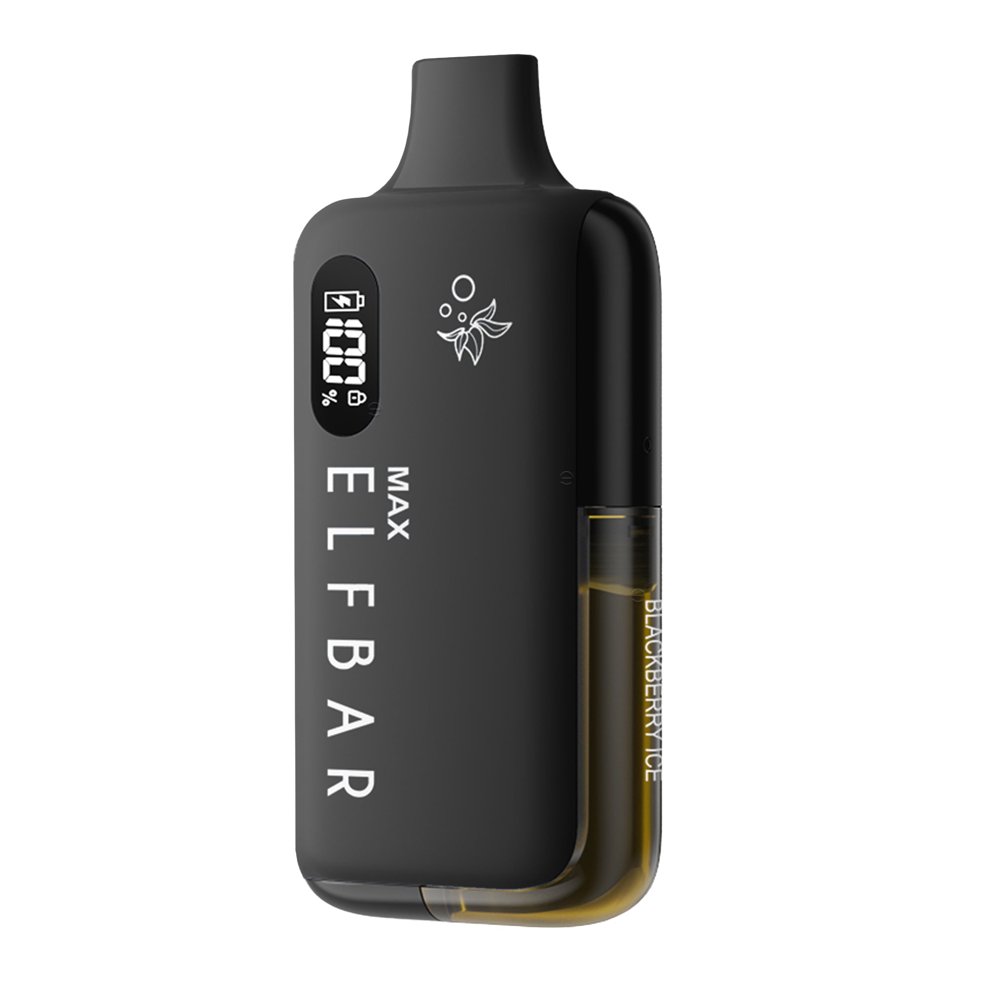 Elfbar Max Black - wiederaufladbare E-Zigarette mit Sperrfunktion, Akkustandanzeige, Display und sichtbarem Liquid-Tank - Original Elfbar günstig bei VECOM kaufen