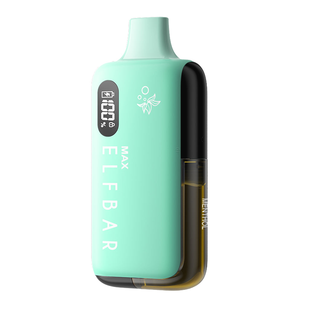 Elfbar Max Green - wiederaufladbare E-Zigarette mit Display und sichtbarem Liquid-Tank - Original Elfbar günstig bei VECOM kaufen