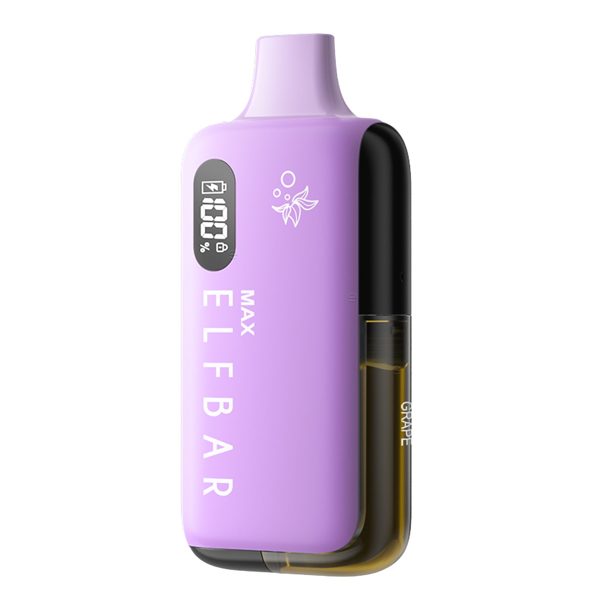 Elfbar MAX Purple - wiederaufladbare E-Zigarette mit Display, sichtbarem Liquid-Tank und modernem Design - Original Elfbar bei VECOM kaufen
