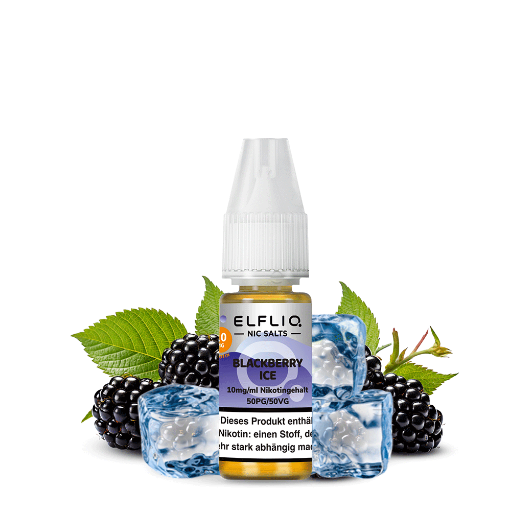 Elfbar Elfliq 10ml - Blackberry Ice 20mg Nikotinsalz