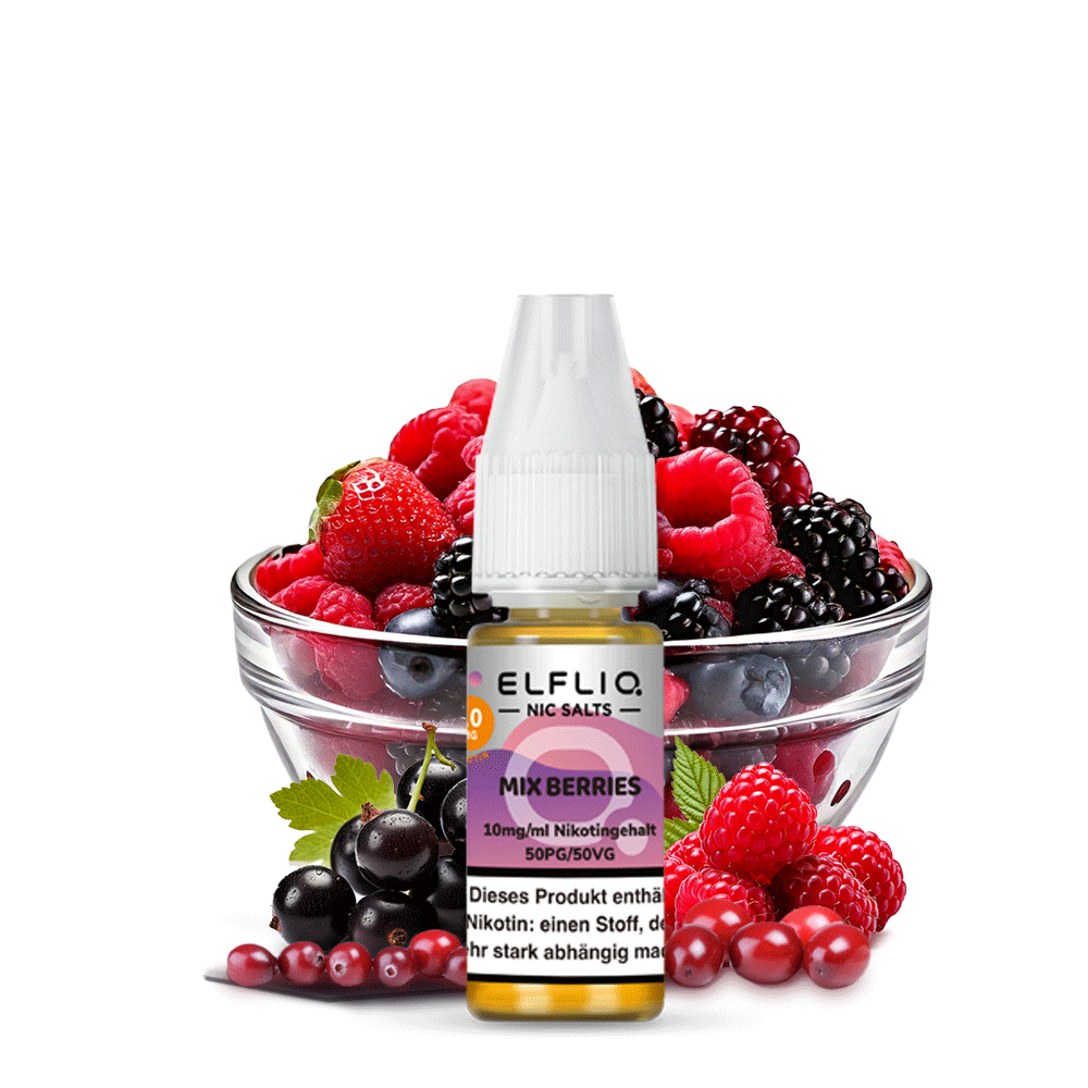 Elfbar Elfliq 10ml - Mixed Berries 20mg Nikotinsalz